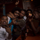 Young people at a karaoke bar in Manakara